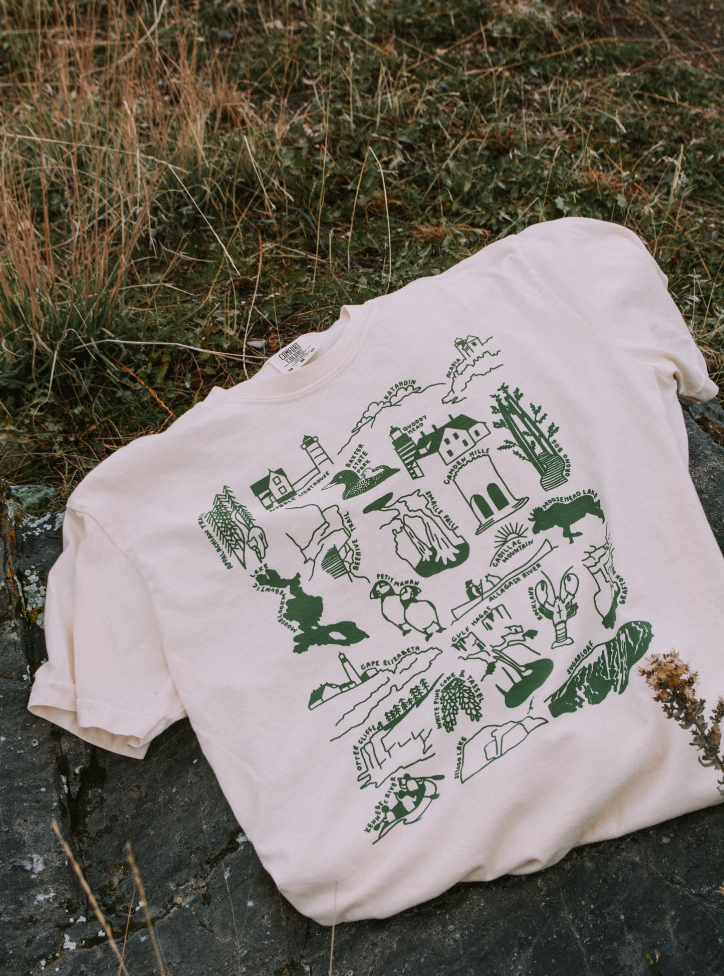 Maine Nature Checklist T-Shirt
