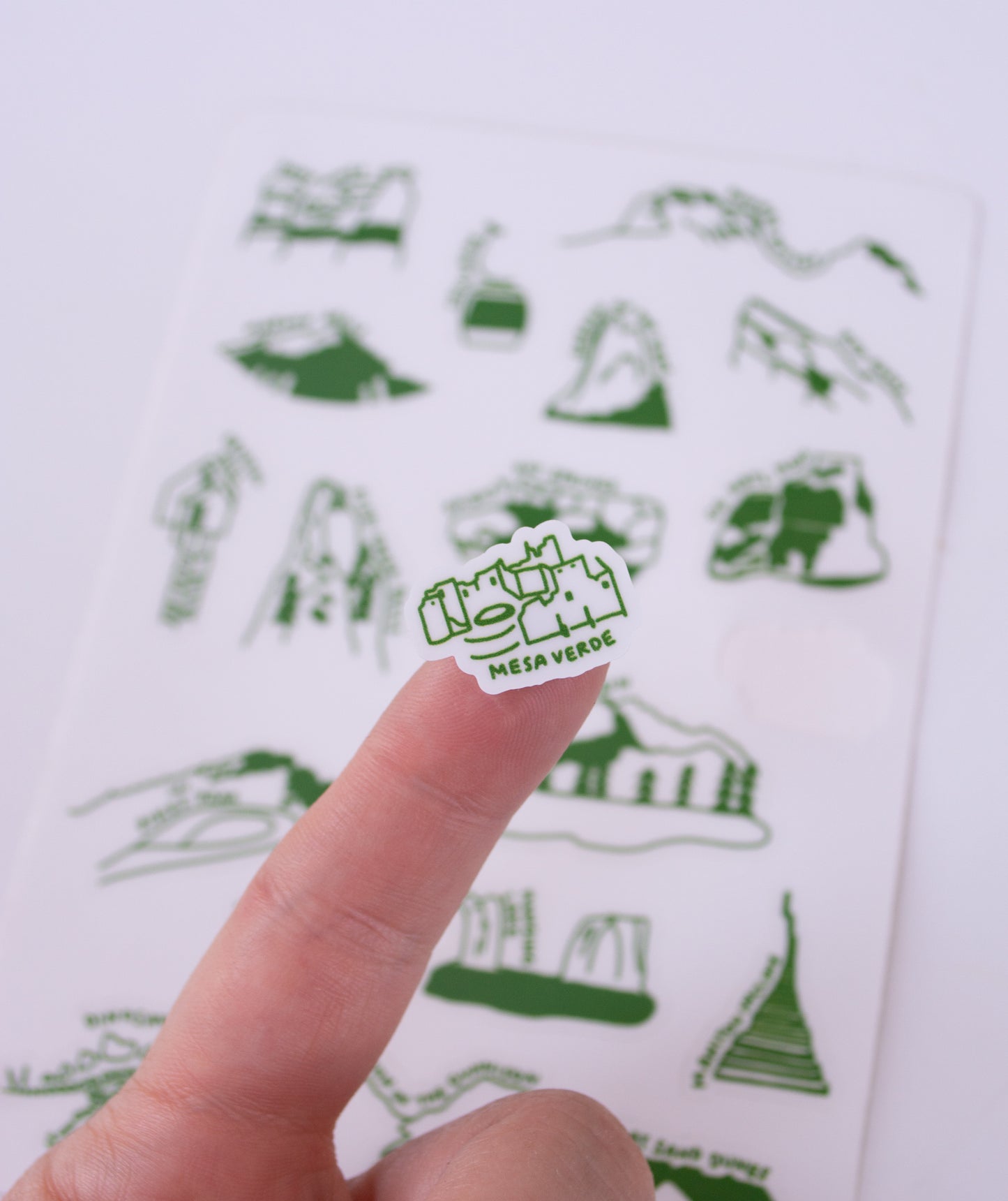 State Nature Checklist Sticker Sheets