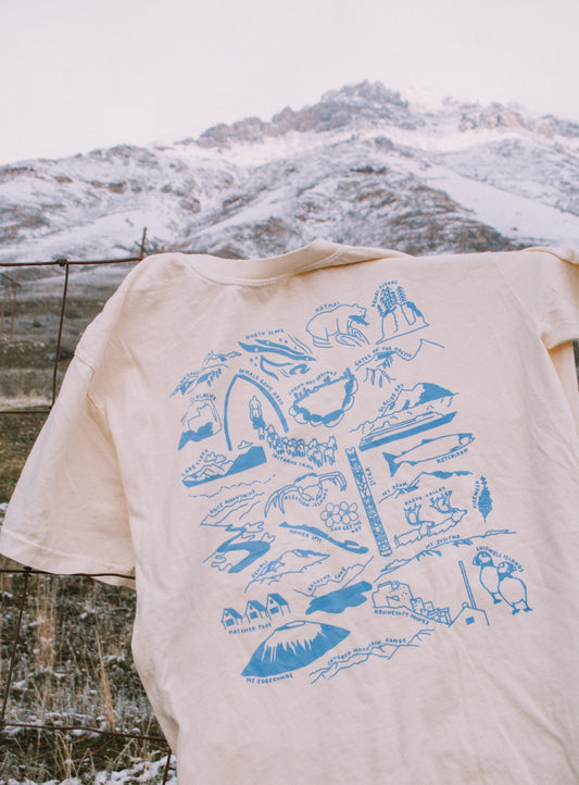 Alaska Nature Checklist T-Shirt