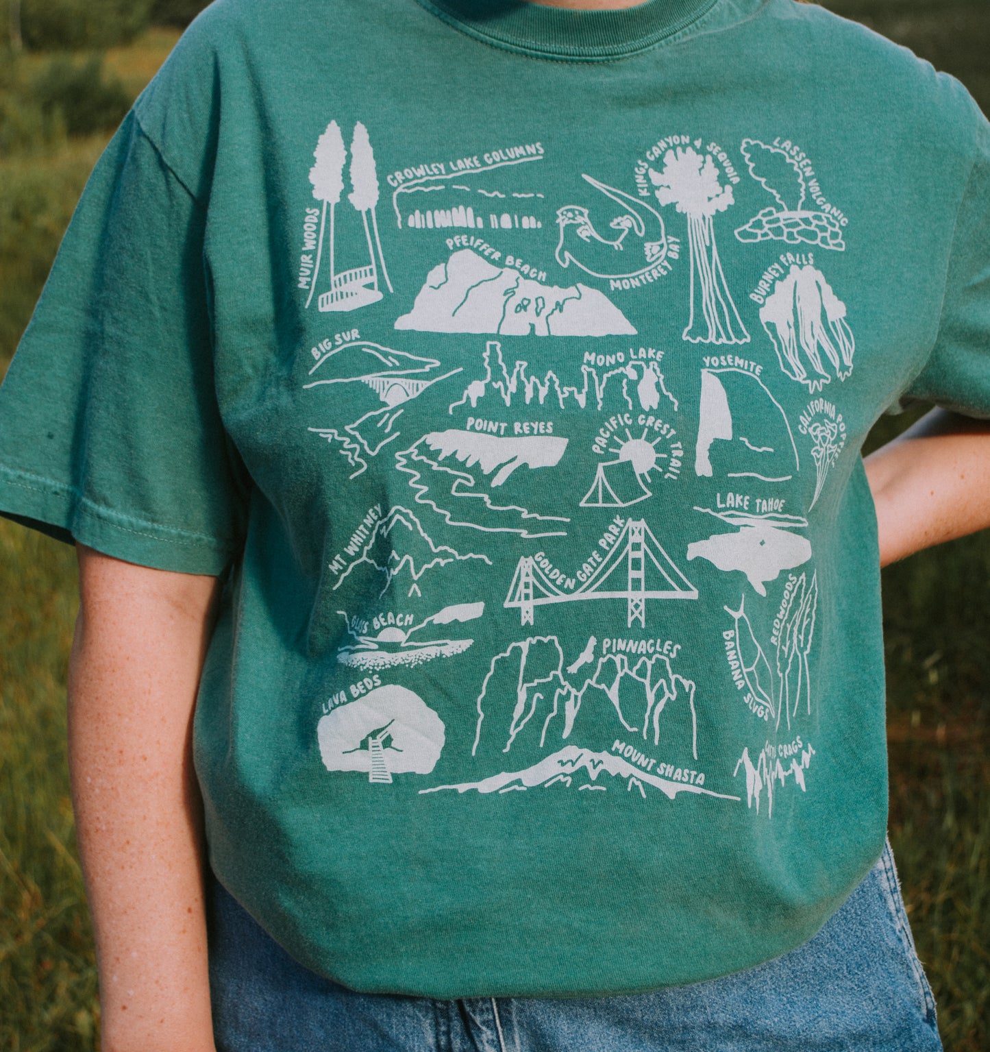 Northern California Nature Checklist T-Shirt