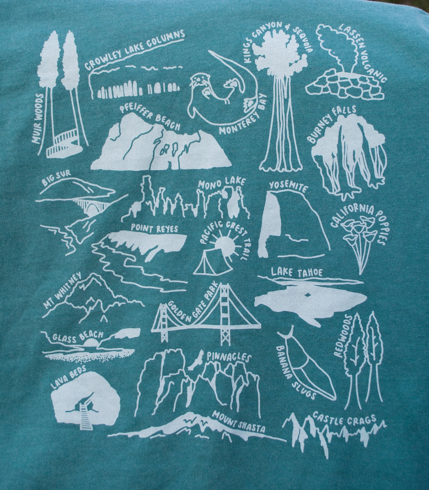 Northern California Nature Checklist T-Shirt