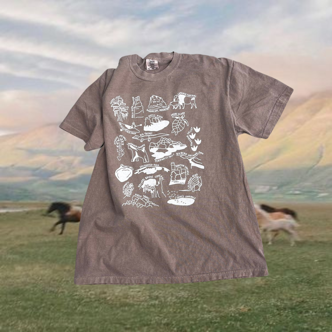 Texas Nature Checklist T-Shirt