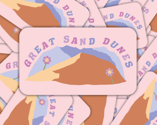 Great Sand Dunes Vinyl Sticker
