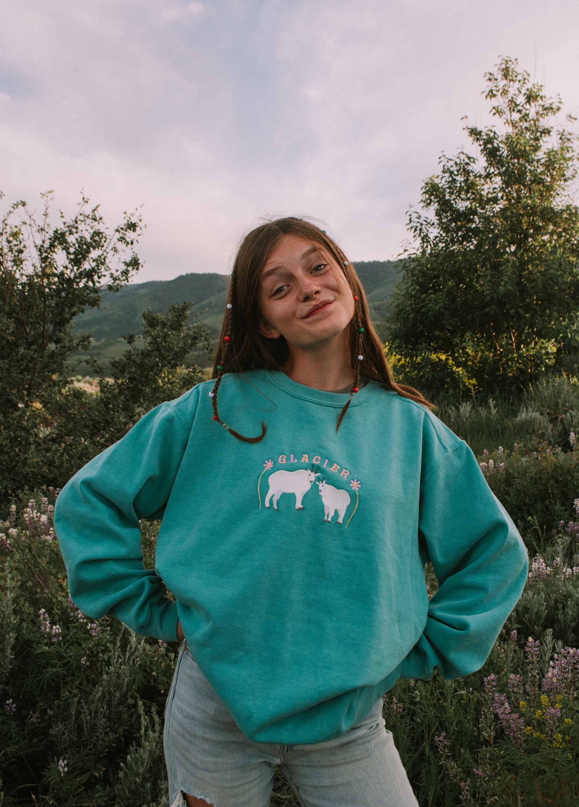 Glacier National Park Sweatshirt – MadiStitches
