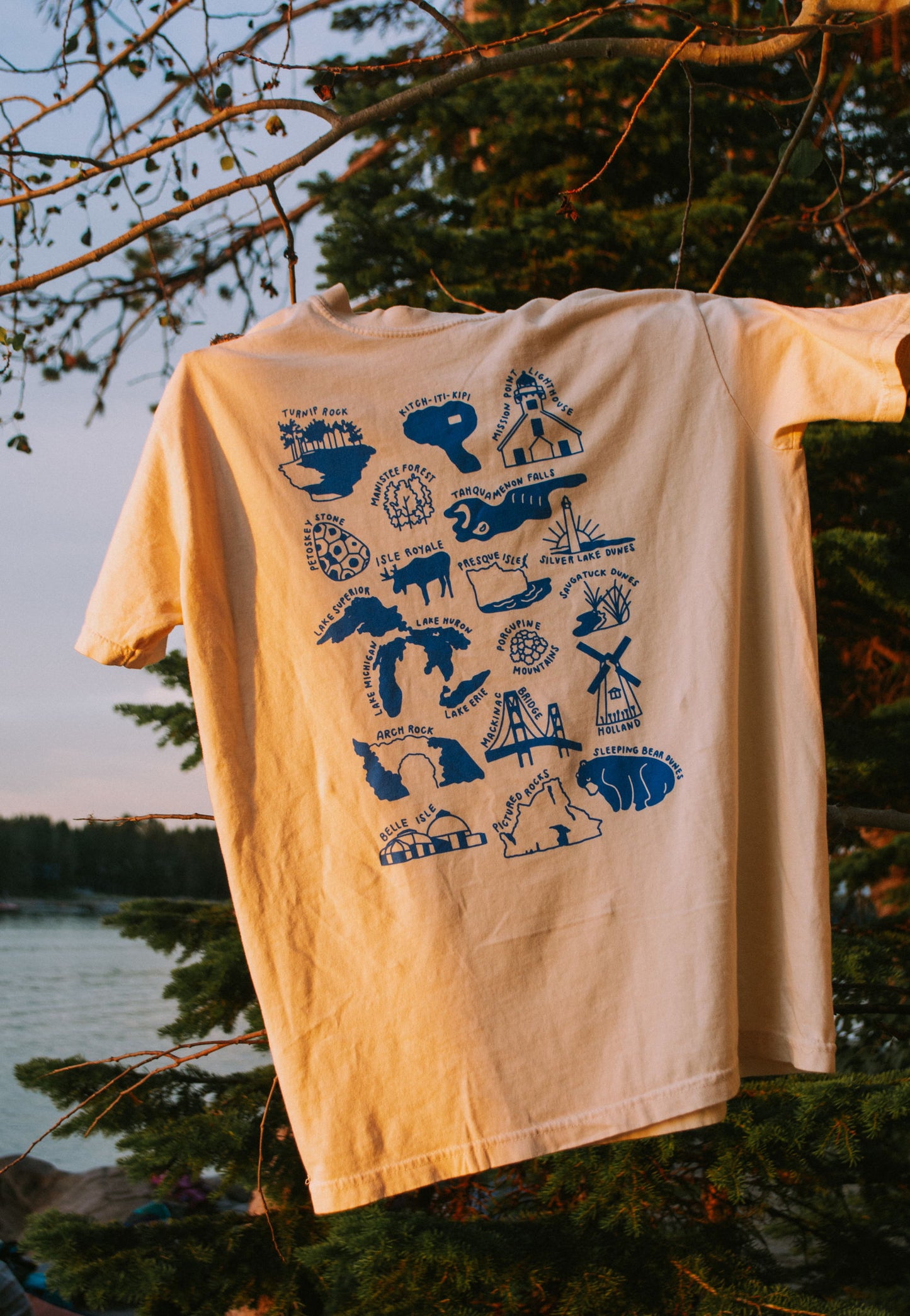 Michigan Nature Checklist T-Shirt