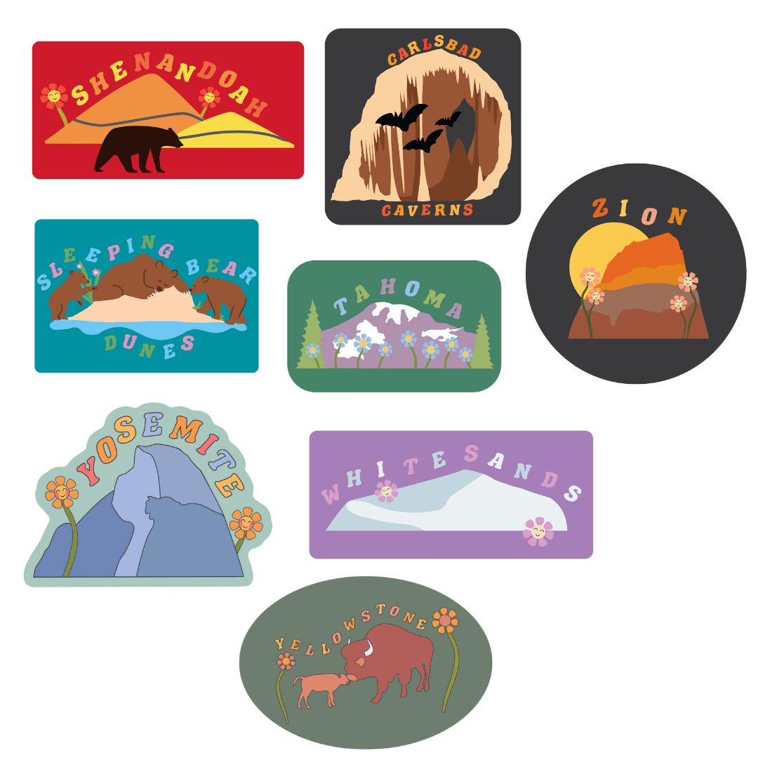 National Parks Sticker Pack