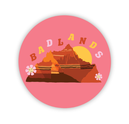 Badlands Vinyl Sticker