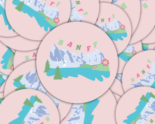 Banff Vinyl Sticker