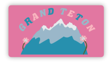 Grand Teton Vinyl Sticker