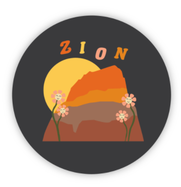 Zion Vinyl Sticker